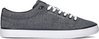 Tommy Hilfiger Schoenen, Heren, Grijs, 47 EU, Katoen, Low Top Sneakers