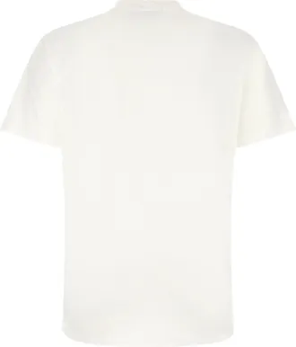 Stone Island Logo-Patch Cotton Jersey T-Shirt - White
