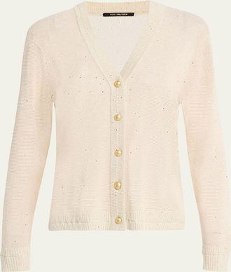 Kobi Halperin Anthia Sequin Button-Down Sweater
