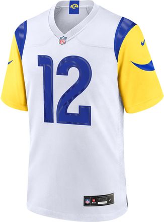Nike Puka Nacua Los Angeles Rams Nike Mens NFL Game Jersey in White | 67NM0IUW9XF-DA0