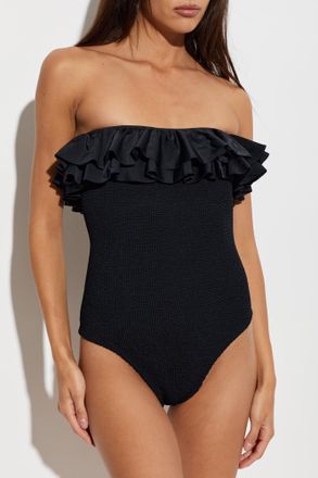 Hunza G One-piece Swimsuit Eloise, Womens, Black