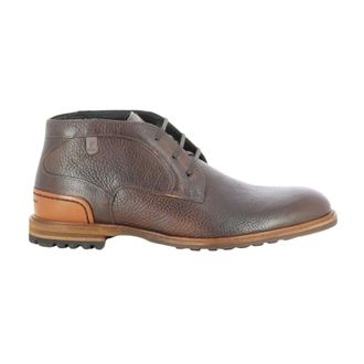 Floris Van Bommel Schoenen, Heren, Bruin, 45 EU, Leer, Crepi 13.11 Veterlaarzen