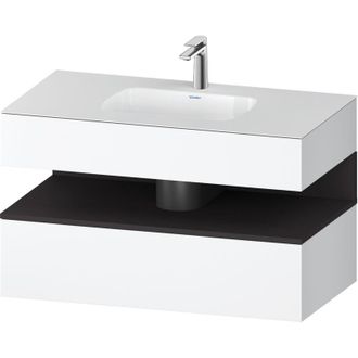 Duravit Qatego Lavabo Encastrado Con Base De Lavabo Consola, - Duravit