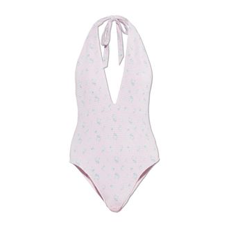 LoveShackFancy One-piece, female, Pink, Size: L Gienna One-piece Swimsuit