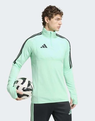 adidas Tiro26 League - Top da allenamento da inverno verde menta e nero