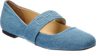 Jimmy Choo London Ellerby Denim Flat
