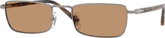 Persol PO1025S 513/53 Mens Sunglasses Gunmetal Size 54