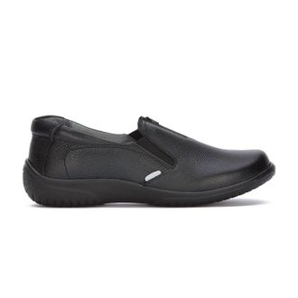 Andrea Professional Leather Loafers In Black