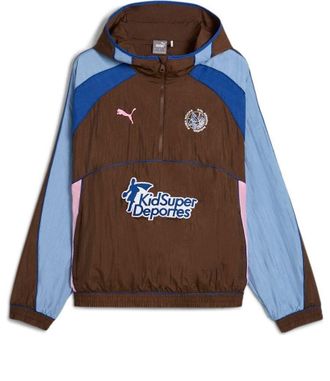 Puma Hoops x KidSuper Track Jacket Blue Brown 627854-01