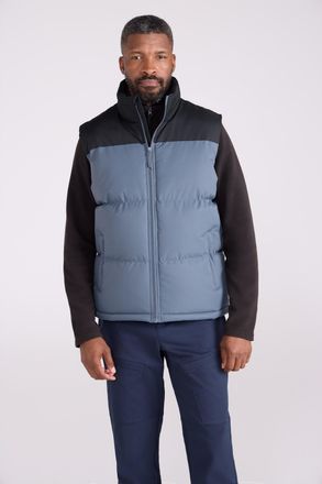 Mountain Warehouse Heren Rock Borg Gewatteerd Gilet (Grijs)