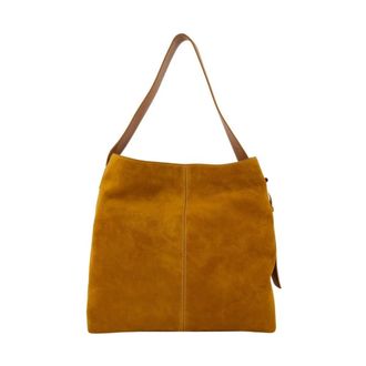 Alexander McQueen Alexander McQueen, Tote Bags, female, Brown, Size: ONE SIZE Suede Tote Bag