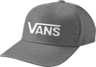 Vans Baseball Cap VANS DROP V LOGO SNAPBACK, Herren, cement heath, Obermaterial: 80% Polyacryl, 20% Wolle, Caps Baseball Cap, sportlicher Stil, f&uuml;r sportli