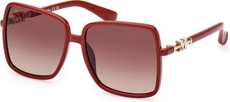 Max Mara MM0064-H EMME14 66F Womens Sunglasses Red Size 58
