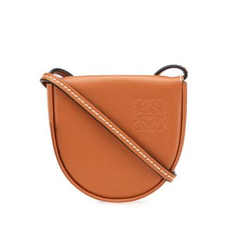 Loewe Pre-owned LOEWE Mini Soft Calfskin Heel Pouch 102002