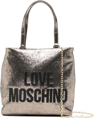 Love Moschino Handtas - Dames - Handtassen - Geel - ONE Size - Polyester - Tassen