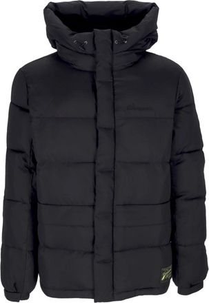 PROPAGANDA Zwarte Puff Donsjas met Capuchon - Heren - Gewatteerde jassen - Zwart - M - Polyester - Jassen
