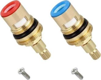 OEM Ulisem 2 Piezas De Cabezal De Disco Cer&aacute;mico, Cartuchos Cer&aacute;micos De 1/2, Reemplazo Universal Para