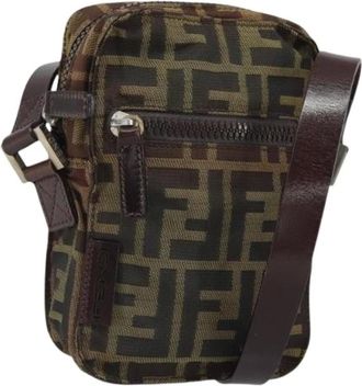 Fendi Pre-owned Vintage Zucca Canvas Shoulder Bag - - Pre-owned - Donna - Marrone - ONE SIZE