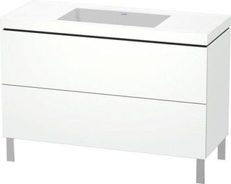 Duravit Lavamanos Duravit L-cube Con Base De Pie, 120x48 Cm, 2