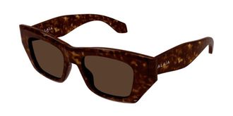 Alaia AA0074S 002 Womens Sunglasses Tortoiseshell Size 50