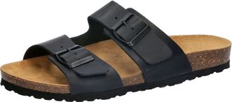 Lico Pantolette LICO Pantolette Bioline Jenrik, Herren, Gr. 36, schwarz, Leder, Schuhe Pantolette