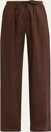 Aexae Drawstring Linen Pants