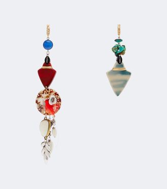 Isabel Marant Anna asymmetric drop earrings