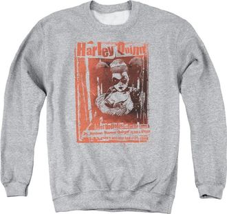 Gildan Batman Dr Quinn Adult Crewneck Sweatshirt