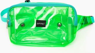 Spiral Womens Statement Grab Bag with Logo Patch - Green - Size: ONE size