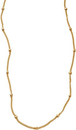 Made by Mary Satellite Chain Necklace in Gold Filled at Nordstrom, Size 14