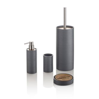 TFT Home Furniture Bath set 4 pieces FOX, gray / brown