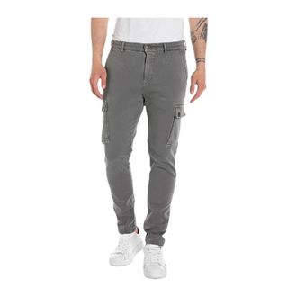 Replay Heren, Broeken, Beige, Maat: W36 L32 Katoen