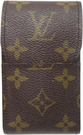 Louis Vuitton Pre-owned Accessories, female, Brown, Size: ONE SIZE Pre-owned Canvas Home-Office