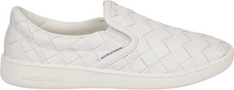 Bottega Veneta White Slip On Sneakers
