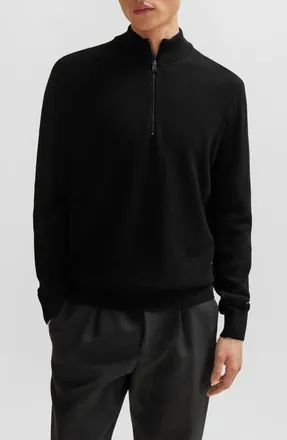 【COSYHARU】Hugo Wool Knit Half Zip Up HUGO BOSS Half-Zip Sweaters − Sale: up to −72% | Stylight