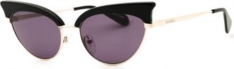 Max & Co. MO0102 01A Shiny Black/Smoke