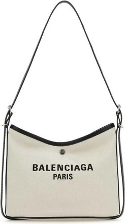 Balenciaga White Biarritz Shoulder Bag