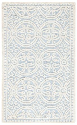 Safavieh Alfombra lana blu/neutrale 91 x 152 cm