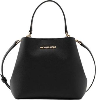 Michael Kors Stijlvolle Borse Tas - Dames - Schoudertassen - Zwart - ONE Size - Leer - Tassen