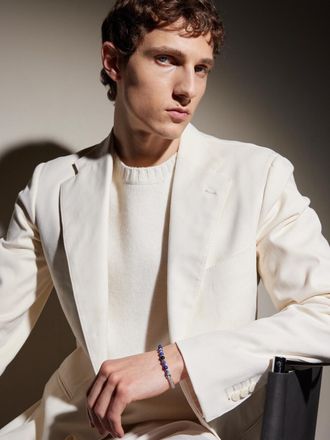 John Hardy Sterling Silver Multi-Stone Beaded Bracelet