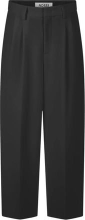 Rossi Noa Crop Fluid Cade - Dames - Vrijetijds broeken - Zwart - M - Broeken