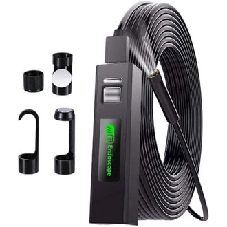 OEM C&aacute;mara De Inspecci&oacute;n Endosc&oacute;pica Industrial Hd 1200p Con Sonda Impermeable Ip68 De 8 Mm Y Cable Con 8 Luces Led Ajustables Para Inspecci&oacute;n Mec&aacute;nica Au
