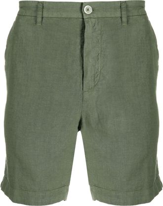 120% Lino linen Bermuda shorts - men - Linen/Flax - 54 - Green