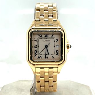 Cartier Pre-owned Cartier Panthere Quartz Silver Dial Ladies Watch 883968