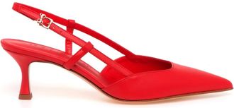 Sergio Levantesi Elsa Slingback - Dames - Pumps - Rood - 41 EU - Leer - Schoenen