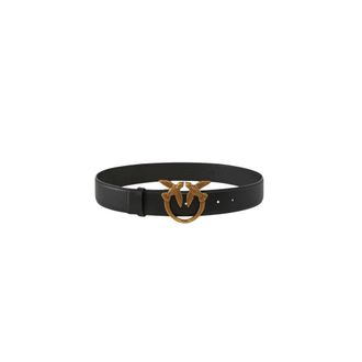 Pinko Pinko, Dames, Accessoires, Zwart, Maat: XS Leer