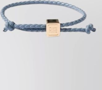 Miu Miu braided fashion jewelry bracelet design