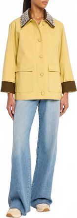 Veronica Beard Kasey Mid Rise Wide Leg Pants In Blue