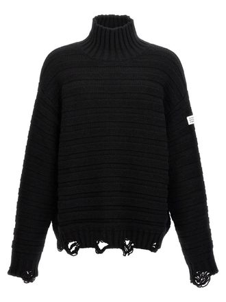 Maison Margiela Destroyed Ribbed Sweater