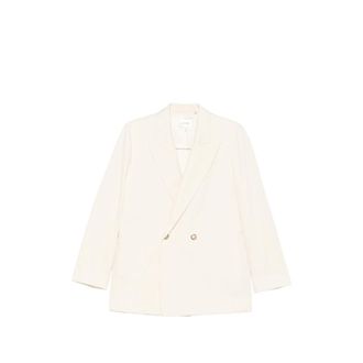 Frame Denim The Lounge Double-breasted Peak-lapel Blazer